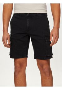 Only & Sons Szorty jeansowe Cam 22030499 Czarny Regular Fit. Kolor: czarny. Materiał: bawełna #1