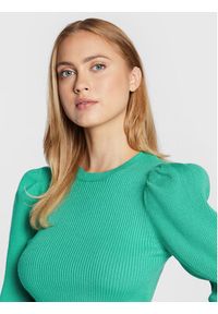 Glamorous Sweter CK5871 Zielony Slim Fit. Kolor: zielony. Materiał: wiskoza