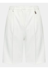 Blugirl Blumarine Szorty materiałowe RA3193-T3191 Biały Regular Fit. Kolor: biały. Materiał: syntetyk