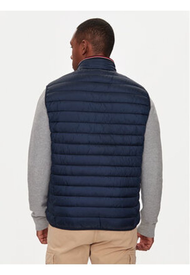 Tom Tailor Kamizelka 1041310 Granatowy Regular Fit. Kolor: niebieski. Materiał: syntetyk