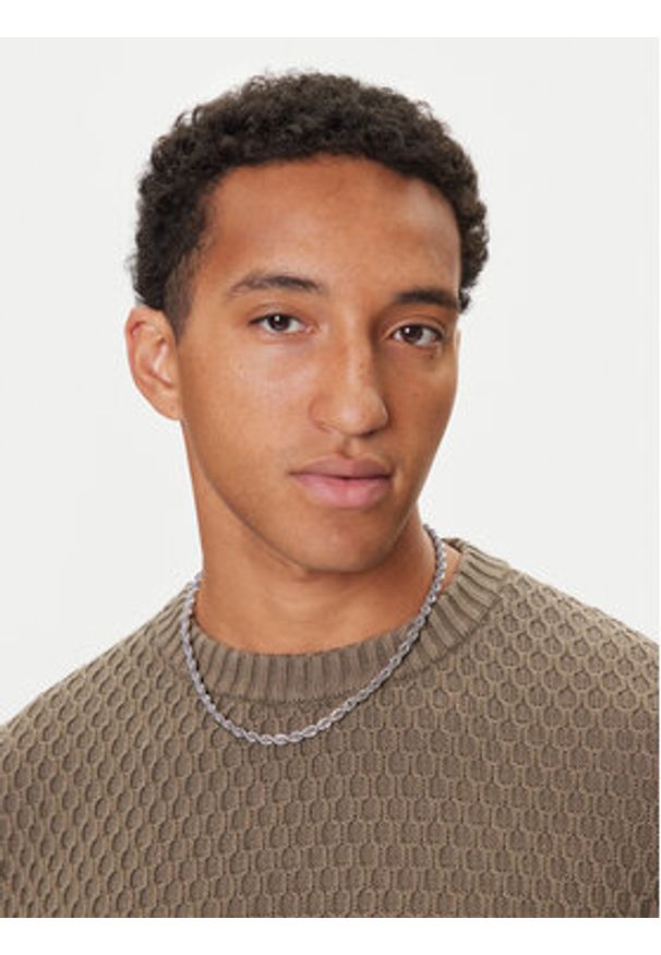 Hugo - HUGO Sweter Syer 50546995 Beżowy Regular Fit. Kolor: beżowy. Materiał: bawełna