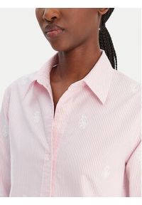TOMMY HILFIGER - Tommy Hilfiger Koszula WW0WW49386 Różowy Regular Fit. Kolor: różowy. Materiał: bawełna #2
