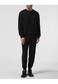 Plein Sport Bluza SAFC MJO1438 STE003N Czarny Regular Fit. Kolor: czarny. Materiał: bawełna. Styl: sportowy #4