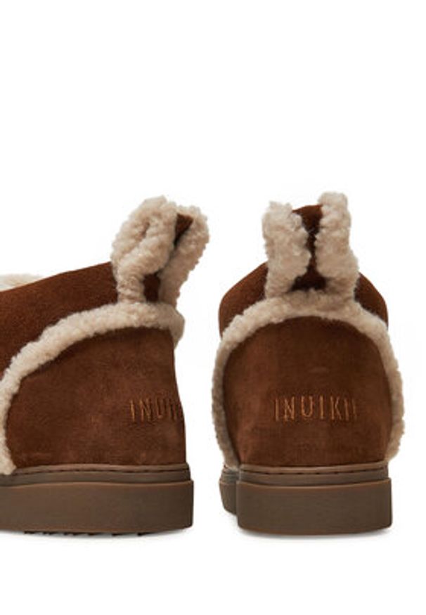 Inuikii Śniegowce Shearling Slipin 75202-010 Brązowy. Kolor: brązowy. Materiał: skóra, zamsz