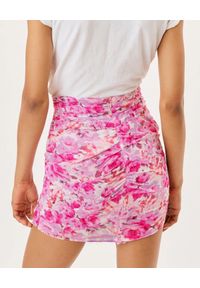 For Love & Lemons - FOR LOVE & LEMONS - Spódnica mini w kwiatowy wzór. Kolor: wielokolorowy, fioletowy, różowy. Wzór: kwiaty