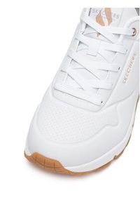skechers - Skechers Sneakersy UNO 177094 WHT Biały. Kolor: biały. Materiał: materiał #7