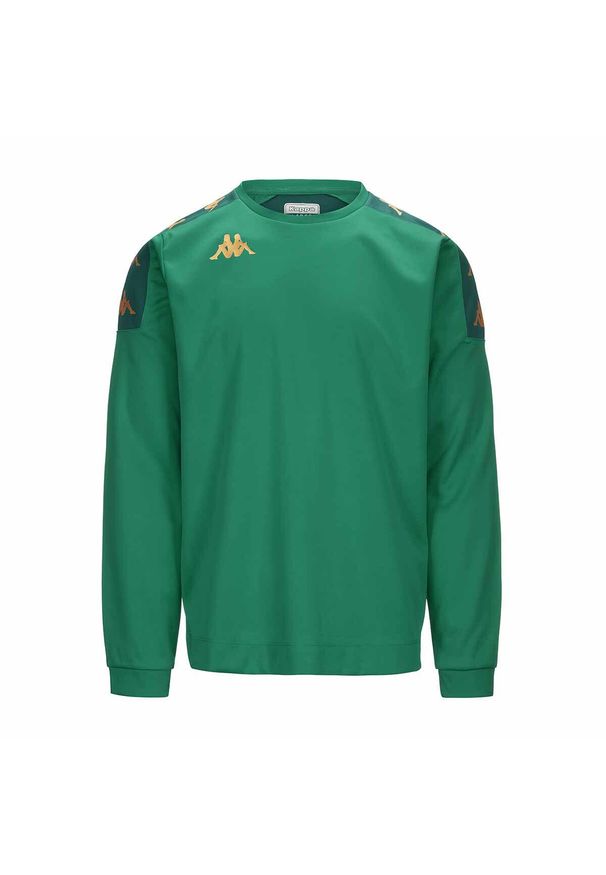Bluza dziecięca Kappa Gaverno. Kolor: wielokolorowy, zielony. Sport: piłka nożna
