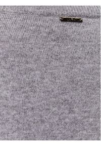 Liu Jo Sweter MF3013 MS14G Szary Regular Fit. Kolor: szary. Materiał: wiskoza #3
