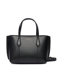 Tory Burch Torebka Perry Mini Tote 175548 Czarny. Kolor: czarny. Materiał: skórzane