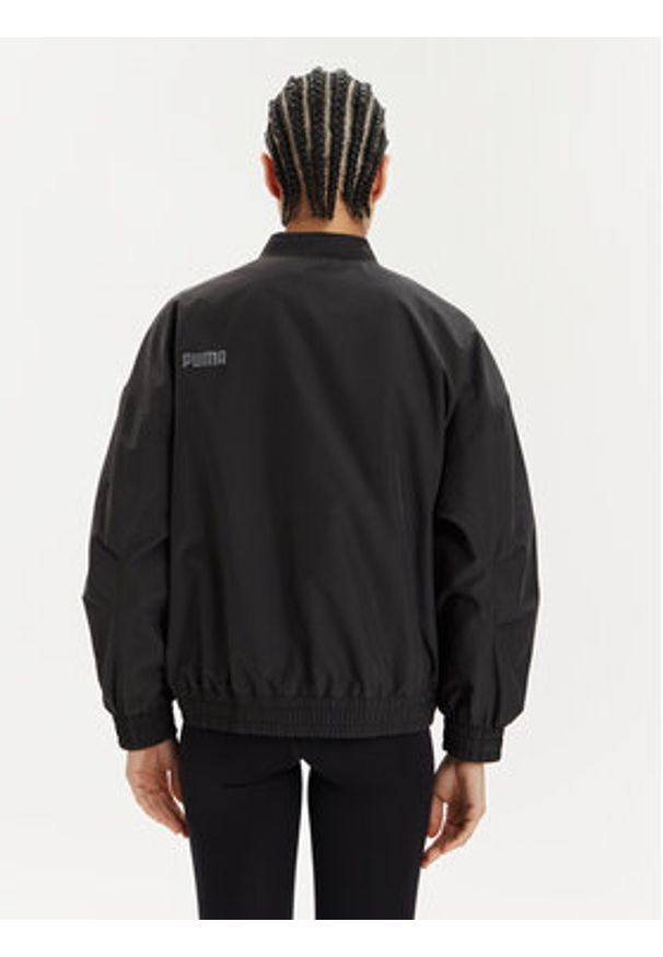 Puma Kurtka bomber Style 623687 Czarny Oversize. Kolor: czarny. Materiał: syntetyk