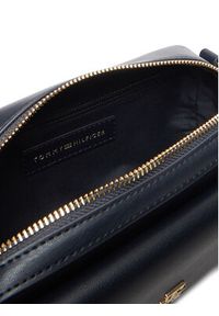 TOMMY HILFIGER - Tommy Hilfiger Torebka Th Icon AW0AW17680 Granatowy. Kolor: niebieski. Materiał: skórzane #4
