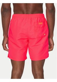 Guess Szorty kąpielowe F4GT03 WG282 Różowy Regular Fit. Kolor: różowy. Materiał: syntetyk