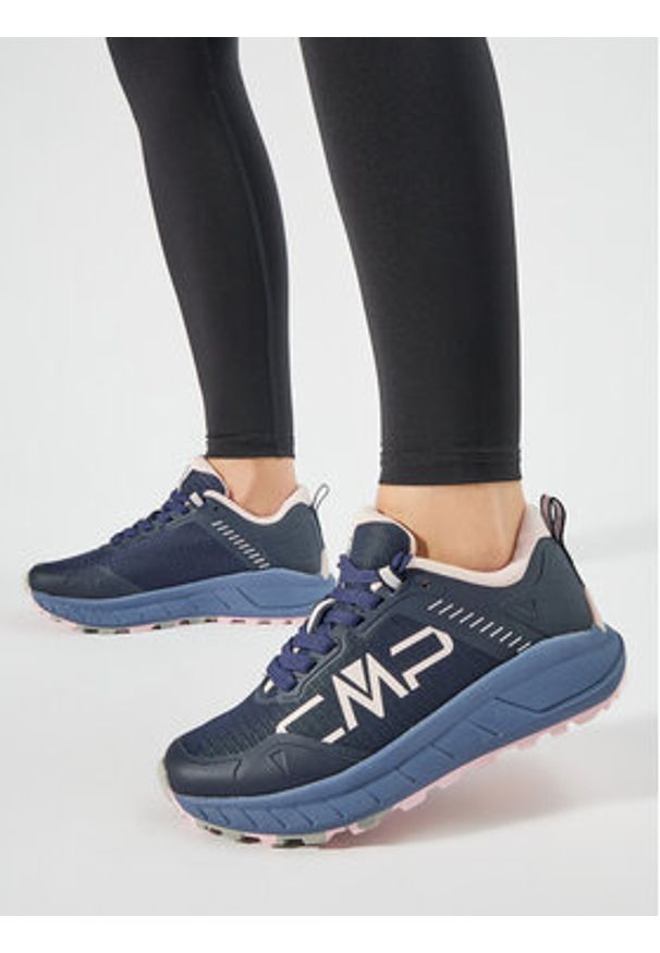 CMP Sneakersy Hamber Wmn Lifestyle 3Q85486 Granatowy. Kolor: niebieski. Materiał: materiał, mesh