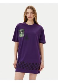 Volcom Sukienka codzienna Filip Rygalski B1312516 Fioletowy Loose Fit. Okazja: na co dzień. Kolor: fioletowy. Materiał: bawełna. Typ sukienki: proste. Styl: casual