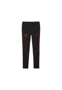 Puma - Młodzieżowe spodnie Casuals FC St. Pauli PUMA Black Red. Kolor: czerwony, wielokolorowy, czarny