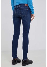 Pepe Jeans Jeansy Soho damskie medium waist. Kolor: niebieski #4
