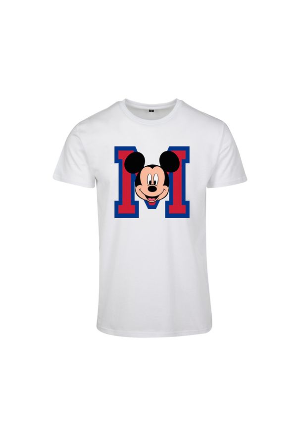 Koszulka Urban Classics mickey mouse m face. Kolor: biały. Wzór: motyw z bajki