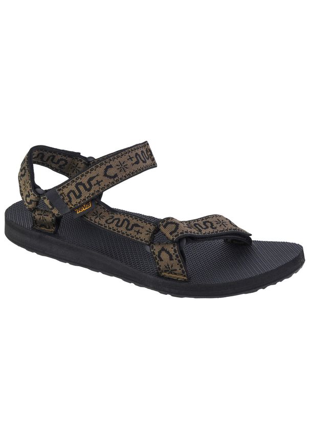 Sandały męskie, Teva M Original Universal Sandals. Kolor: wielokolorowy, zielony. Materiał: materiał, syntetyk, tkanina