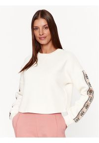 Guess Bluza V3BQ16 KB3P2 Écru Regular Fit. Materiał: syntetyk #1