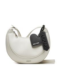 DKNY Torebka R51EZJ25 Szary. Kolor: szary. Materiał: skórzane