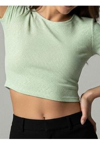 Sinsay - Koszulka basic - zielony. Kolor: zielony #1