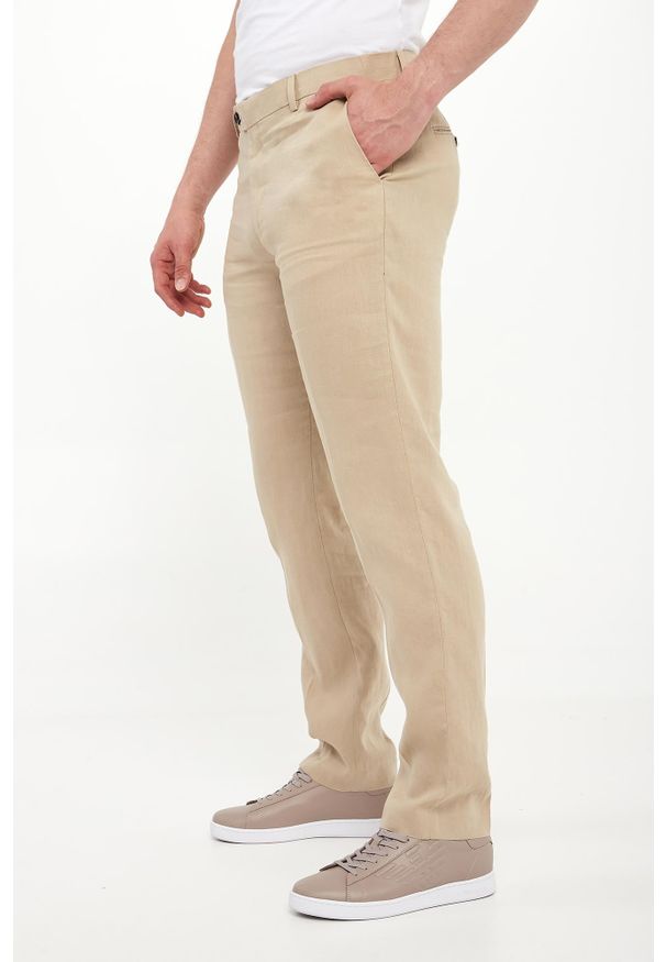 Liu Jo - Spodnie męskie lniane LIU JO. Materiał: len