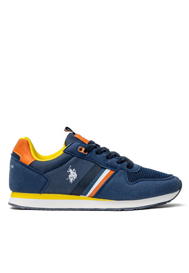 Sneakersy dziecięce granatowe U.S. Polo Assn. NOBIK004K/2HT1. Kolor: niebieski. Sezon: lato, jesień