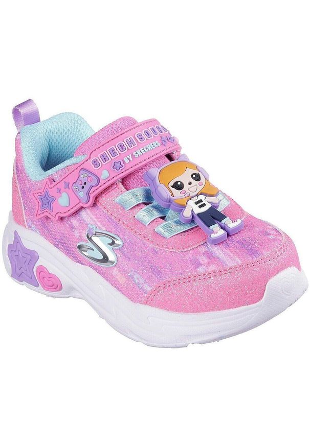 skechers - Adidasy Skechers Snuggle Sneaks - Ske, Dzieci. Kolor: różowy. Materiał: materiał