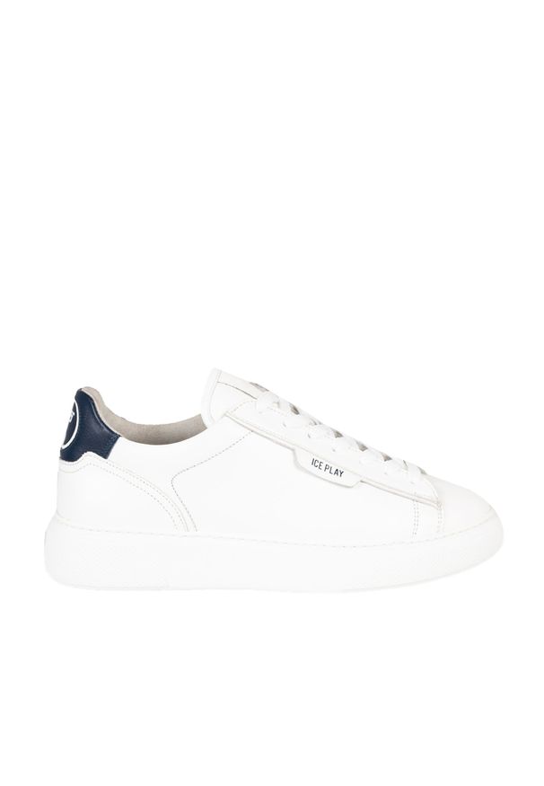 Ice Play Sneakersy | TENDER001M3L1 | Mężczyzna | Biały. Okazja: na co dzień, na spacer. Nosek buta: okrągły. Kolor: biały. Materiał: skóra. Sport: turystyka piesza