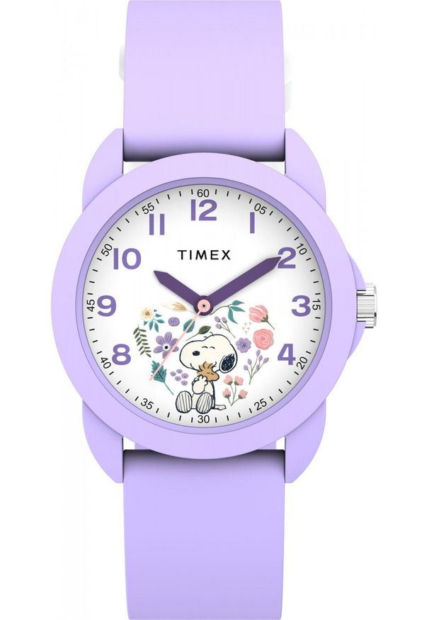 Timex Zegarek dla dzieci Timex TW2Y51200 fioletowy pasek. Kolor: fioletowy