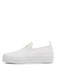 Calvin Klein Jeans Tenisówki Bold Vulc Flatf Slipon Wn YW0YW01040 Biały. Kolor: biały. Materiał: materiał #5