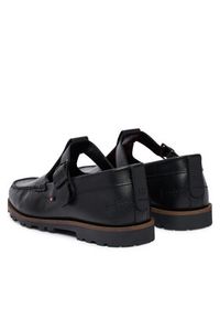 TOMMY HILFIGER - Tommy Hilfiger Półbuty Hilfiger Light Lth Buckle Loafer FM0FM05846 Czarny. Kolor: czarny. Materiał: skóra #4