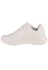 skechers - Buty sportowe Sneakersy damskie, Uno Lite-Lighter One. Kolor: różowy, biały. Materiał: tkanina. Sport: turystyka piesza