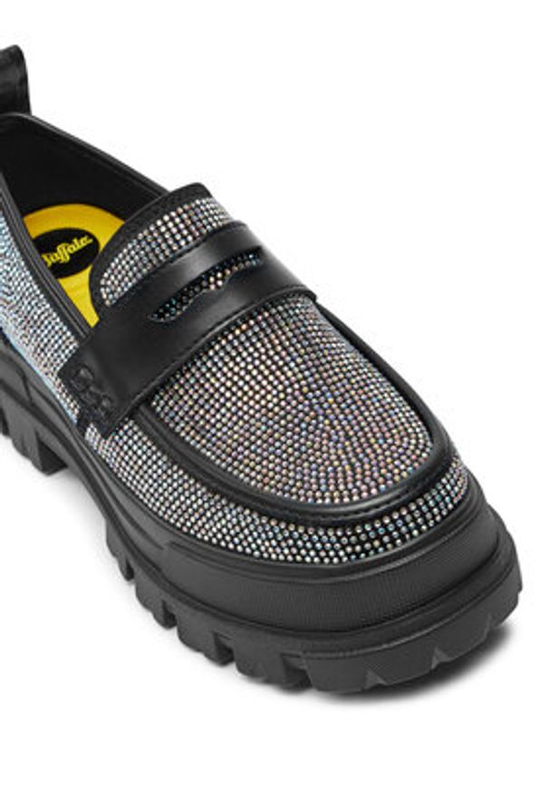 Buffalo Loafersy Aspha Loafer 1624064 Czarny. Kolor: czarny. Materiał: skóra
