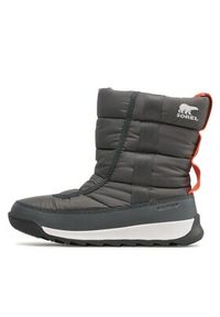 sorel - Sorel Śniegowce Youth Whitney™ II Puffy Mid Wp NY3873-054 Szary. Kolor: szary. Materiał: materiał #3