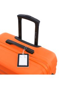Wittchen - Duża walizka z zawieszką pomarańczowa. Kolor: pomarańczowy. Styl: wakacyjny #8