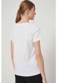 medicine - Medicine - T-shirt bawełniany Basic. Okazja: na co dzień. Kolor: biały. Materiał: bawełna. Wzór: gładki. Styl: casual #5