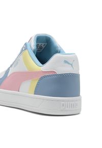 Puma - Młodzieżowe sneakersy PUMA Caven 2.0 Block PUMA White Pinkscape Cool Blue Pink. Kolor: różowy, niebieski, wielokolorowy, biały. Sezon: lato. Sport: turystyka piesza