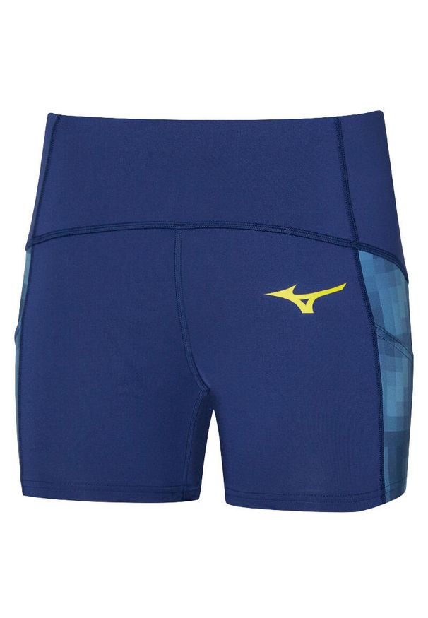 Szorty damskie Mizuno. Kolor: niebieski. Długość: krótkie. Sezon: lato