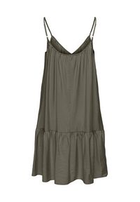 only - ONLY Sukienka letnia Misara 15373962 Zielony ciemny Regular Fit. Kolor: zielony. Materiał: wiskoza. Sezon: lato #3