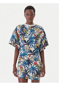 Adidas - adidas Sukienka codzienna Farm Rio KD2194 Niebieski Oversize. Okazja: na co dzień. Kolor: niebieski. Materiał: bawełna. Typ sukienki: oversize, proste. Styl: casual #1