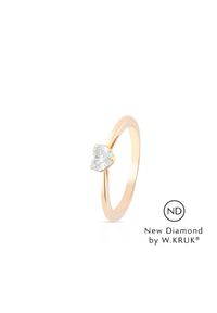 W.KRUK - Pierścionek zaręczynowy złoty Doskonały - New Diamond by W.KRUK 0,3 ct. Materiał: złote. Kolor: złoty. Wzór: aplikacja. Kamień szlachetny: brylant #1