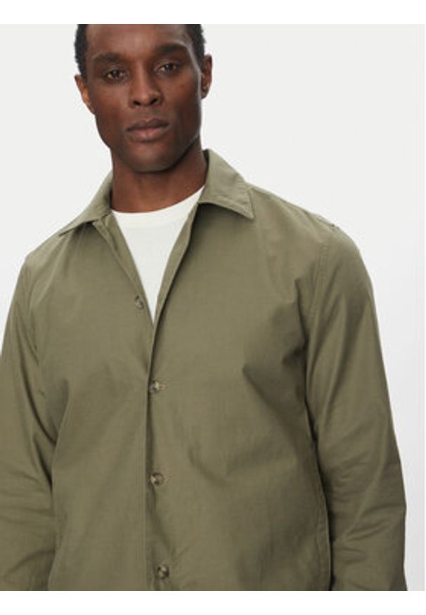 Marc O'Polo Koszula 523 1340 74178 Zielony Regular Fit. Typ kołnierza: polo. Kolor: zielony. Materiał: bawełna