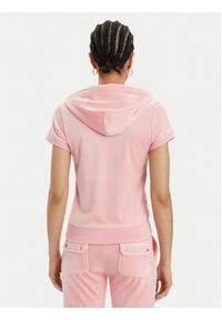 Juicy Couture Bluza Chadwick JCBAS223810 Różowy Slim Fit. Kolor: różowy. Materiał: syntetyk #4