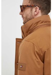 TOMMY HILFIGER - Tommy Hilfiger kurtka puchowa męska kolor brązowy zimowa. Kolor: brązowy. Materiał: puch. Sezon: zima #2