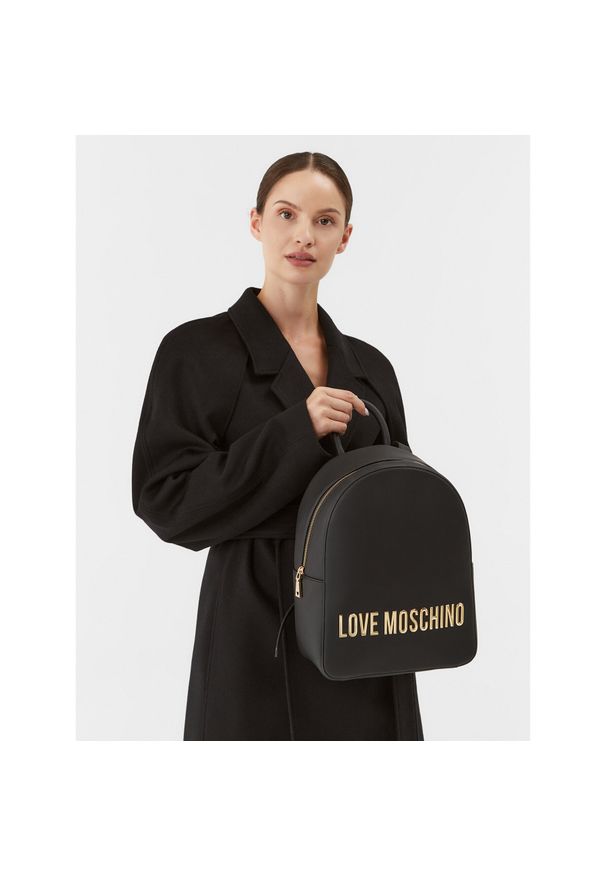 Love Moschino - Plecak LOVE MOSCHINO JC4193PP0HKD0000 Nero. Kolor: czarny. Materiał: skóra