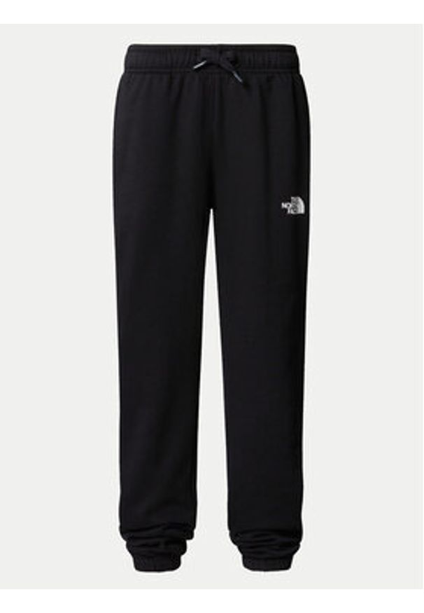 The North Face Spodnie dresowe NF0A8BHT Czarny Regular Fit. Kolor: czarny. Materiał: bawełna, syntetyk
