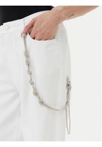 Pinko - PINKO Jeansy 104601 A2DO Biały Relaxed Fit. Kolor: biały #4