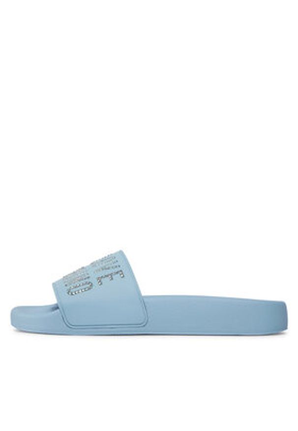 Love Moschino - LOVE MOSCHINO Klapki JA28122G1II13712 Błękitny. Kolor: niebieski