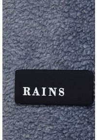 Rains bluza Fleece High Neck 1850 kolor szary wzorzysta 1850.HEATHERGREY. Kolor: szary. Materiał: polar #6